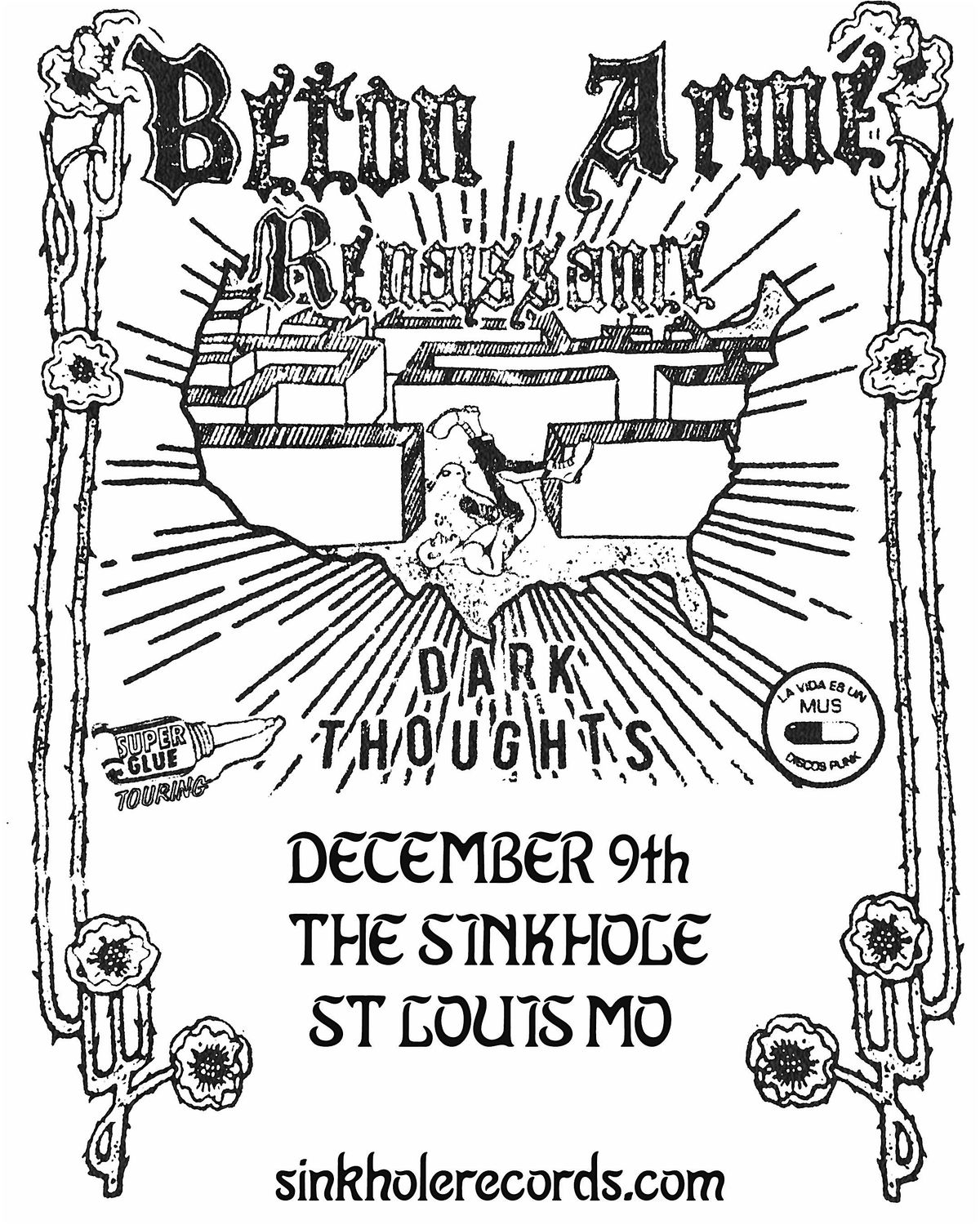 Béton Armé w/ Dark Thoughts, 9 December | Event in St. Louis | AllEvents