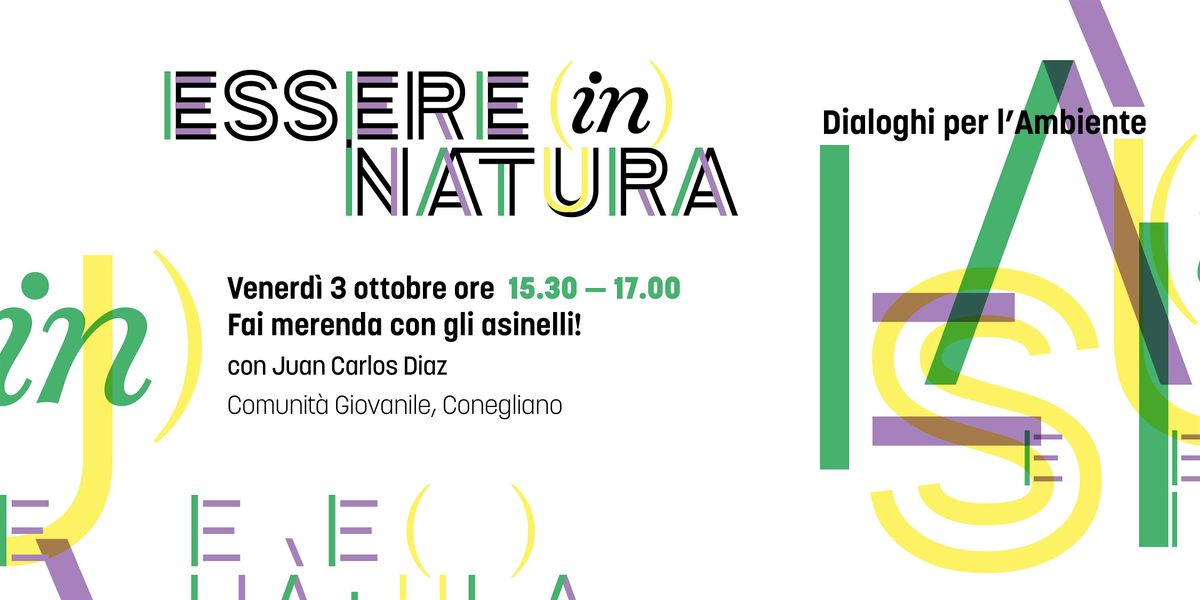 Fai merenda con gli asinelli!, 3 October | Event in Conegliano | AllEvents