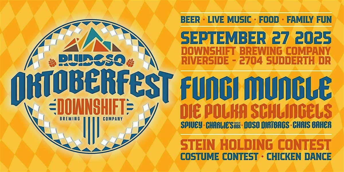 Ruidoso Oktoberfest - Downshift Brewing Company Riverside, 27 September | Event in Ruidoso | AllEvents