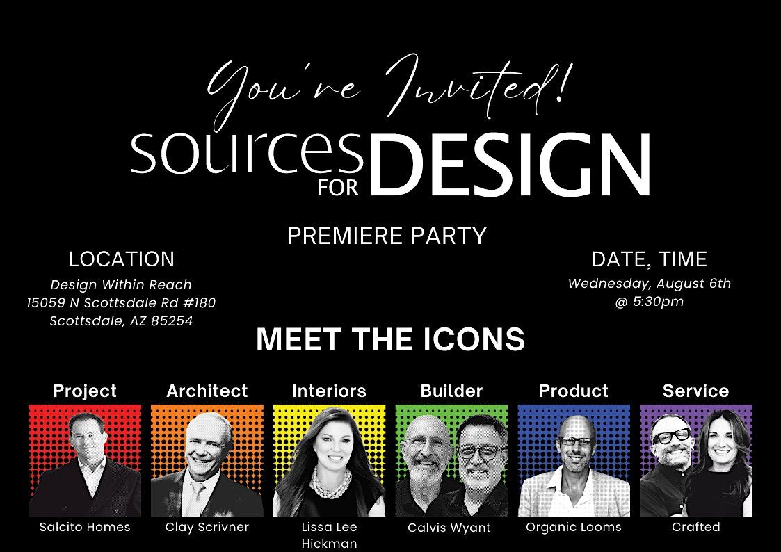 Sources for Design Issue 47 Premiere Party, 6 August | Event in Scottsdale | AllEvents