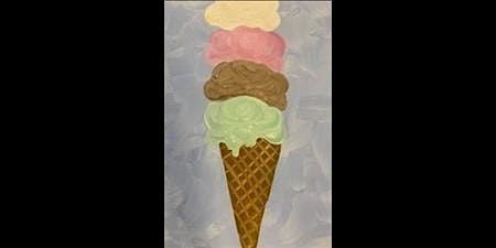 Ice Cream Cone Painting | Brenda Dwyer, instructor, 13 June | Event in Gloversville | AllEvents