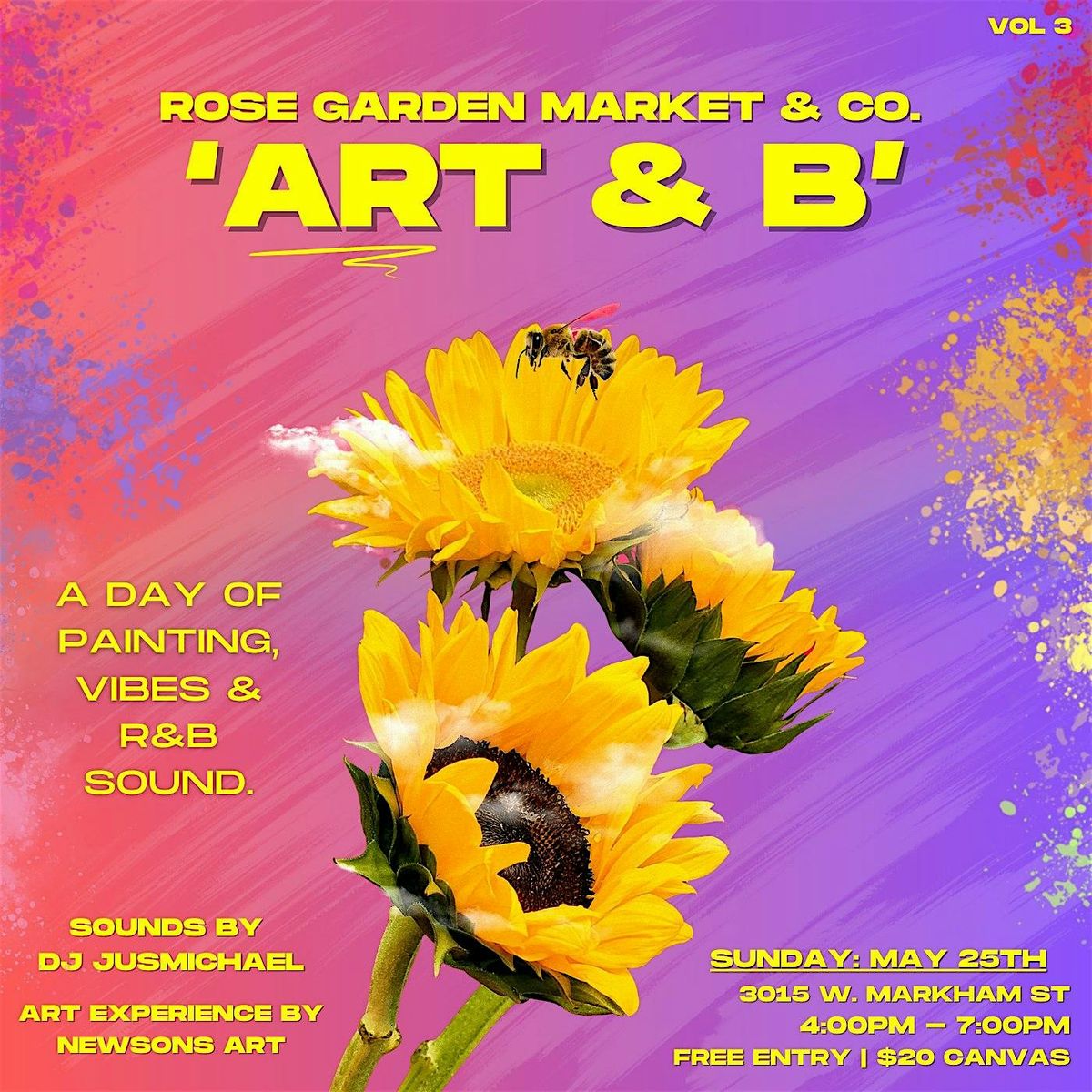 Art & B @ The Garden - Live DJ & Guided Painting!, 25 May | Event in Little Rock | AllEvents