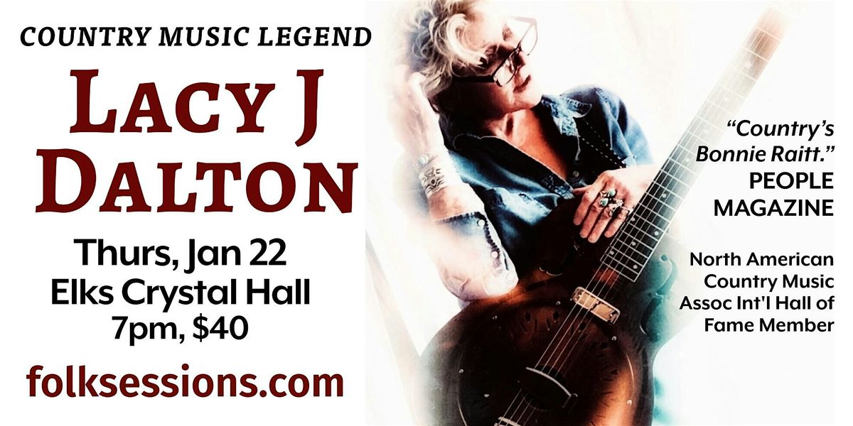 Lacy J Dalton at the Elks Crystal Hall, 22 January | Event in Prescott | AllEvents
