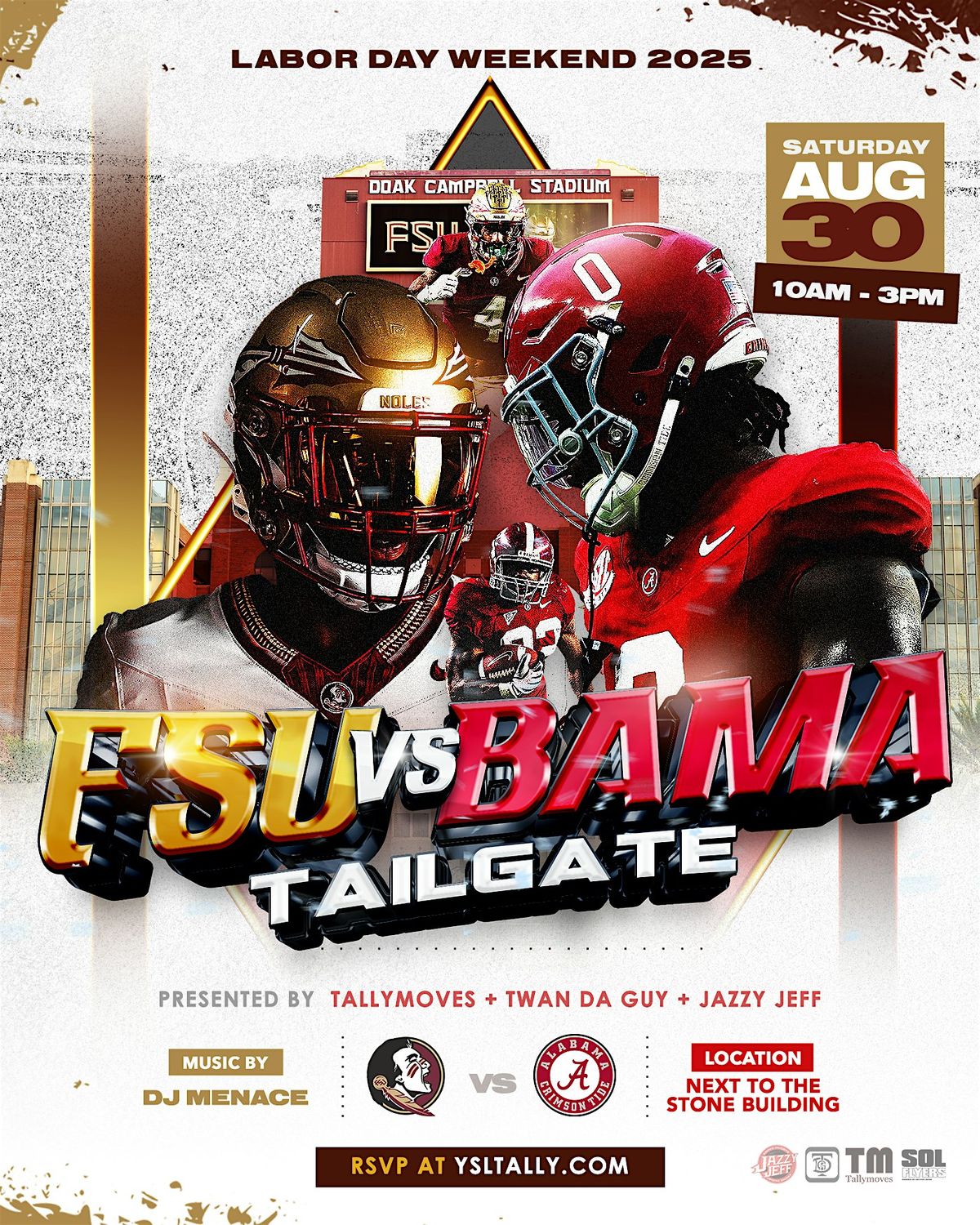 YSL WEEKEND: WARCHANT TAILGATE, 30 August | Event in Tallahassee | AllEvents