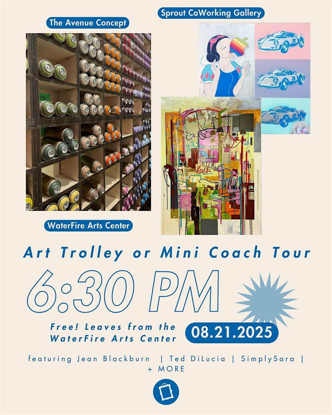 6:30 pm Trolley or Mini Coach Art Tour! with Gallery Night Providence, 21 August | Event in Providence | AllEvents