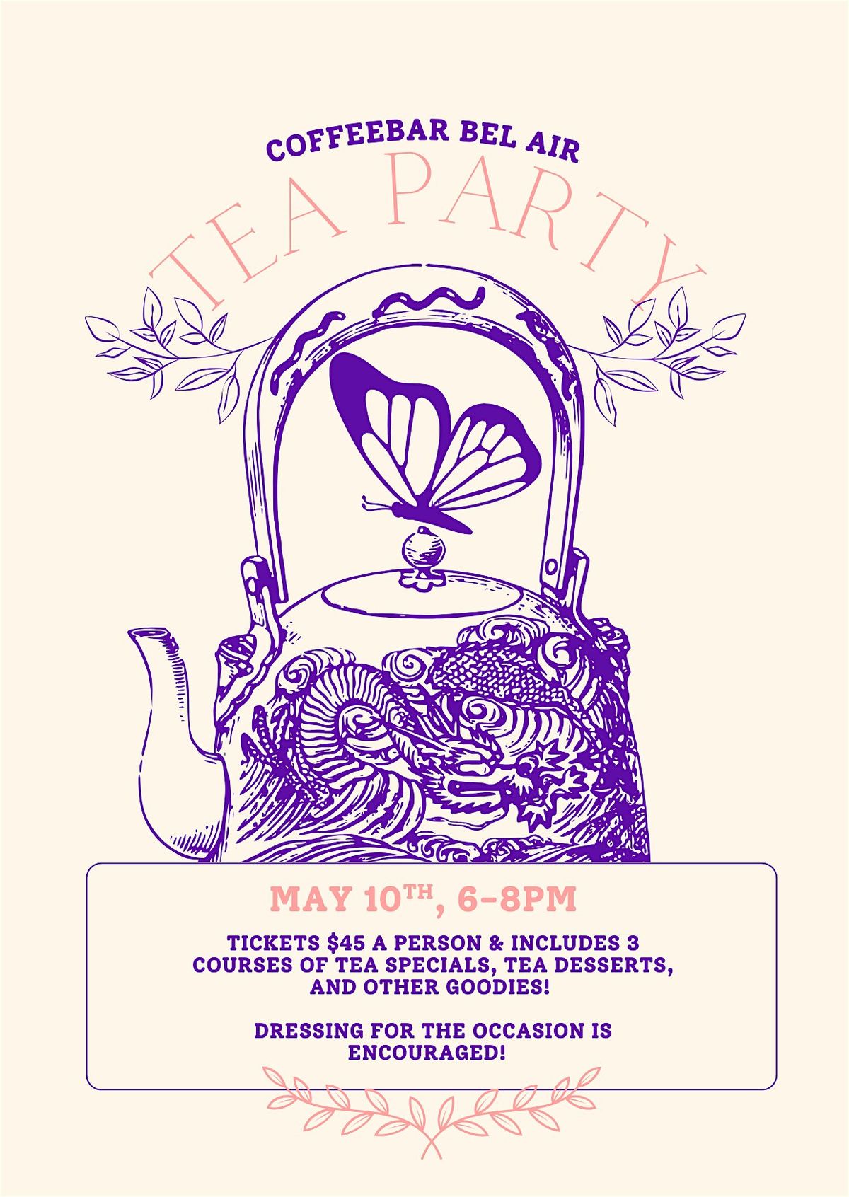 Tea Party - CoffeeBar Bel Air, 10 May | Event in Bel Air | AllEvents