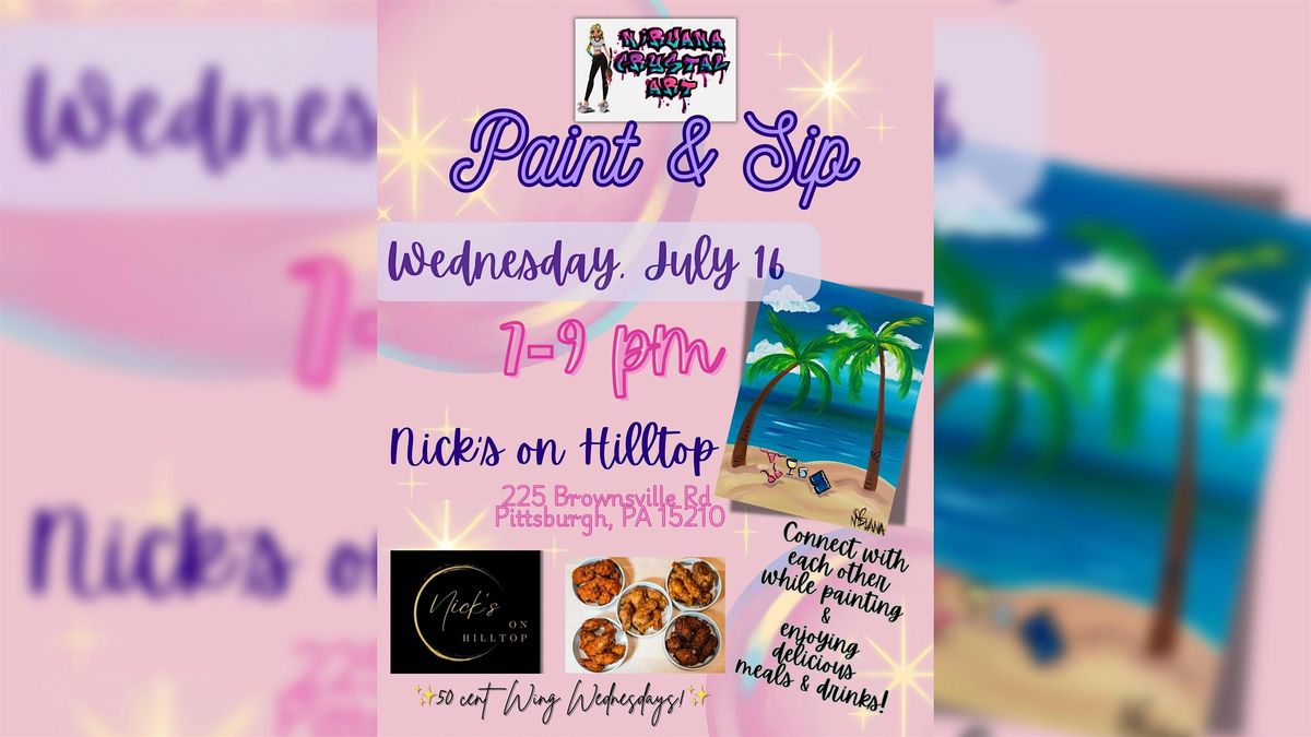 Paint & Sip, 16 July | Event in Pittsburgh | AllEvents