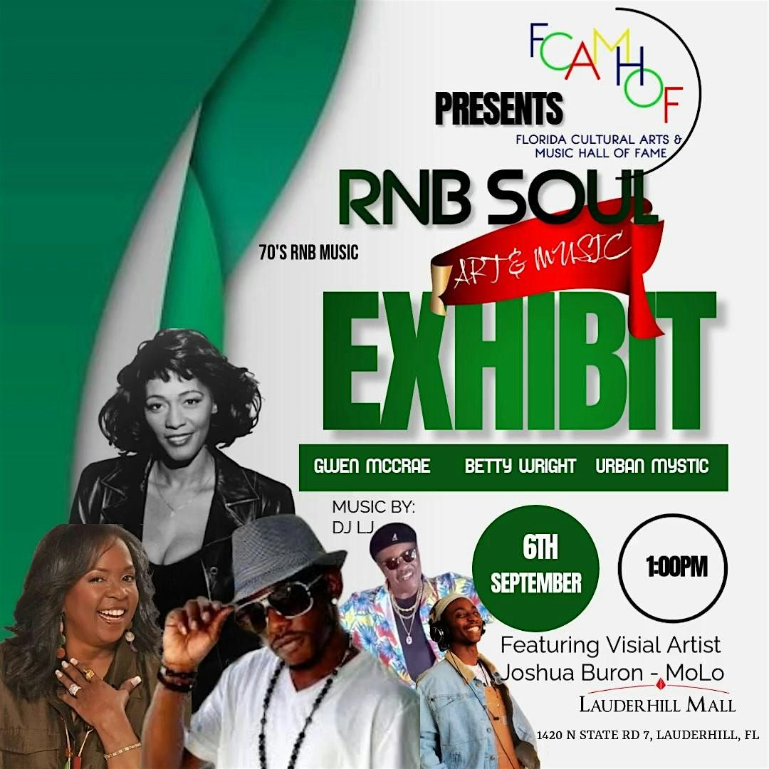 RNB SOUL ART AND MUSIC EXHIBIT, 6 September | Event in Lauderhill | AllEvents