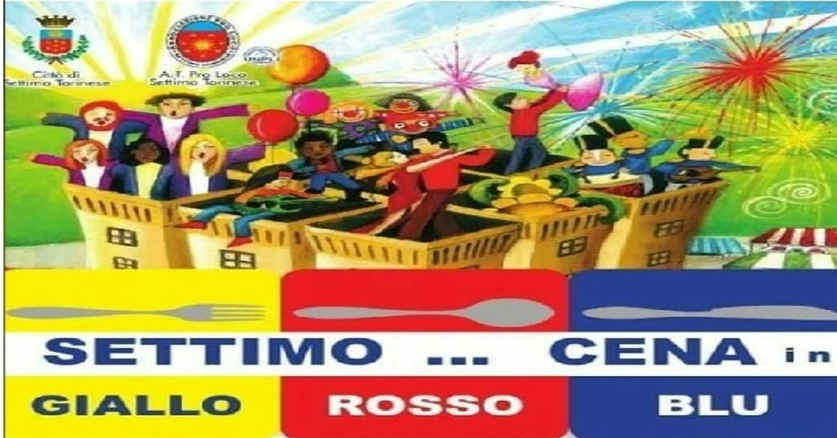 SETTIMO ... CENA IN GIALLO ROSSO BLU, 12 September | Event in Settimo Torinese | AllEvents
