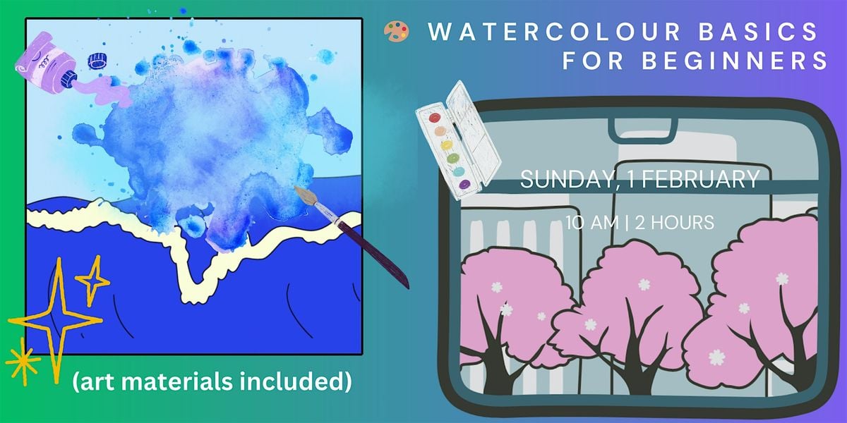 Watercolour Basics for Beginners, 1 February | Event in Melbourne | AllEvents