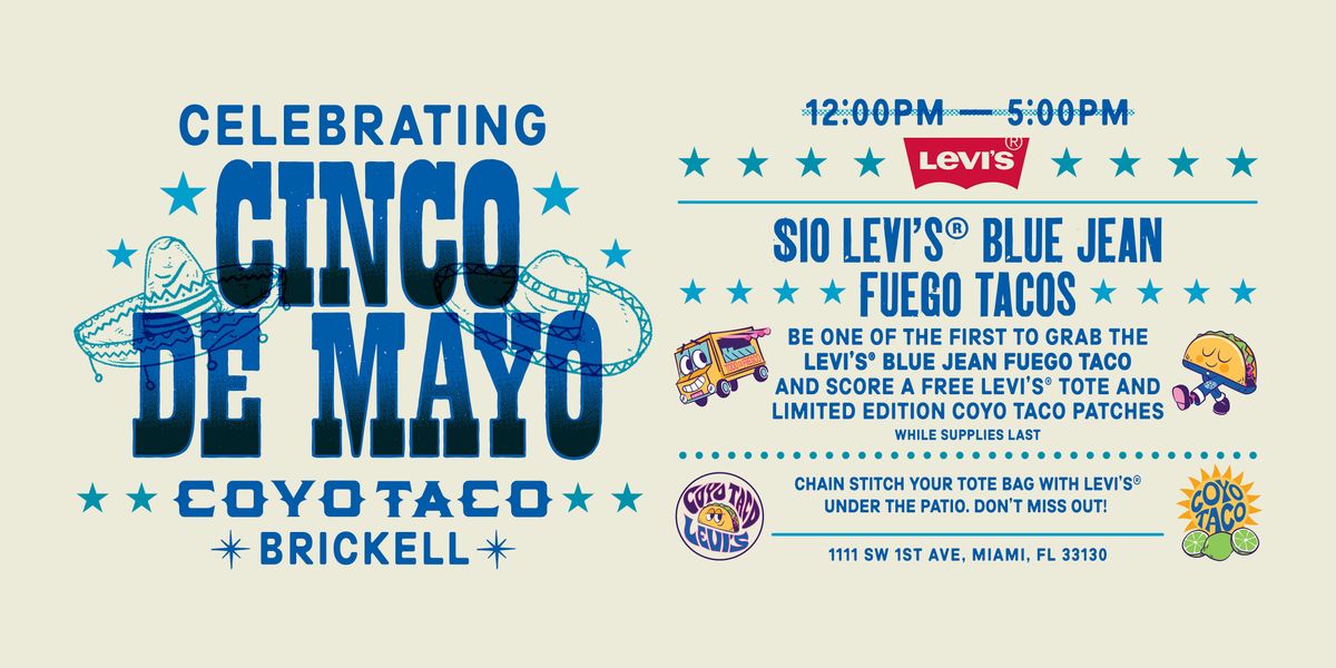 Coyo Taco Brickell Cinco De Mayo, 5 May | Event in Miami | AllEvents