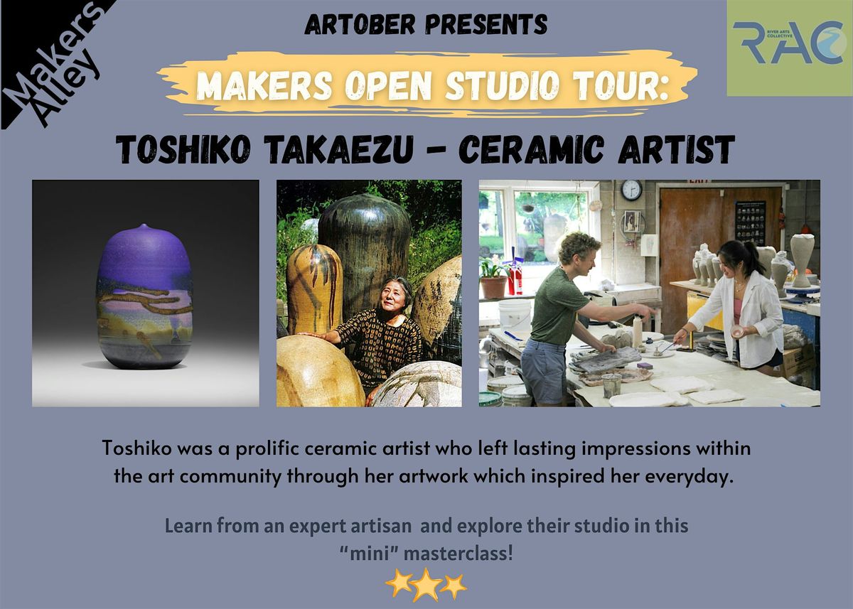 Makers Open Studio Tour: Toshiko Takaezu, 1 November | Event in Flemington | AllEvents