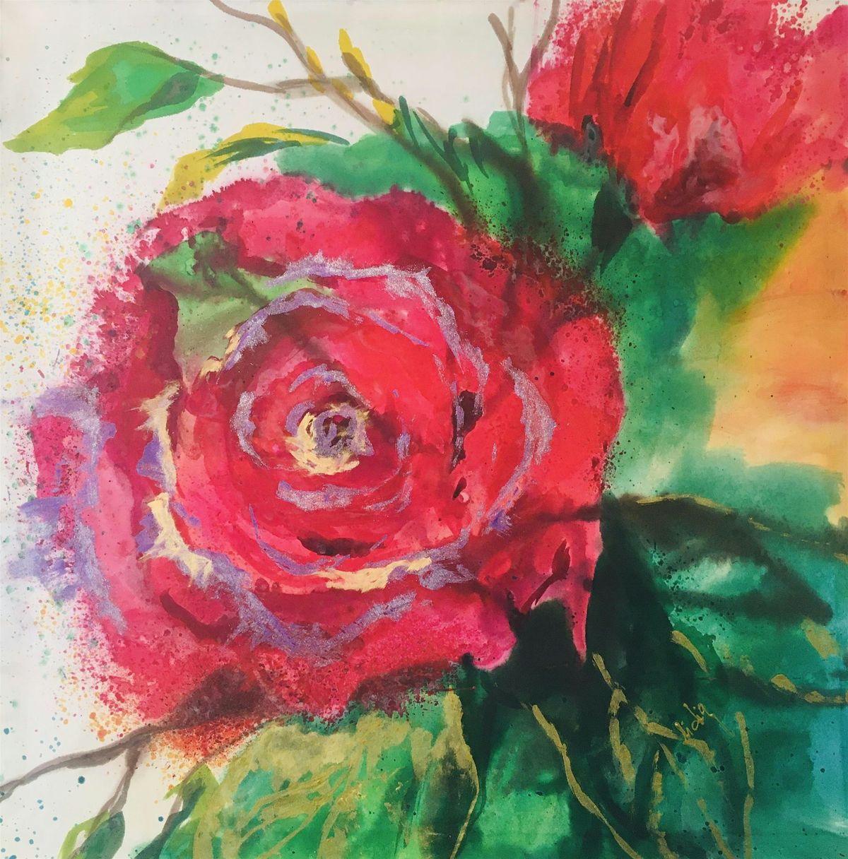 Magic Colors & Flowers: Silk painting Workshop, 23 August | Event in San Mateo | AllEvents
