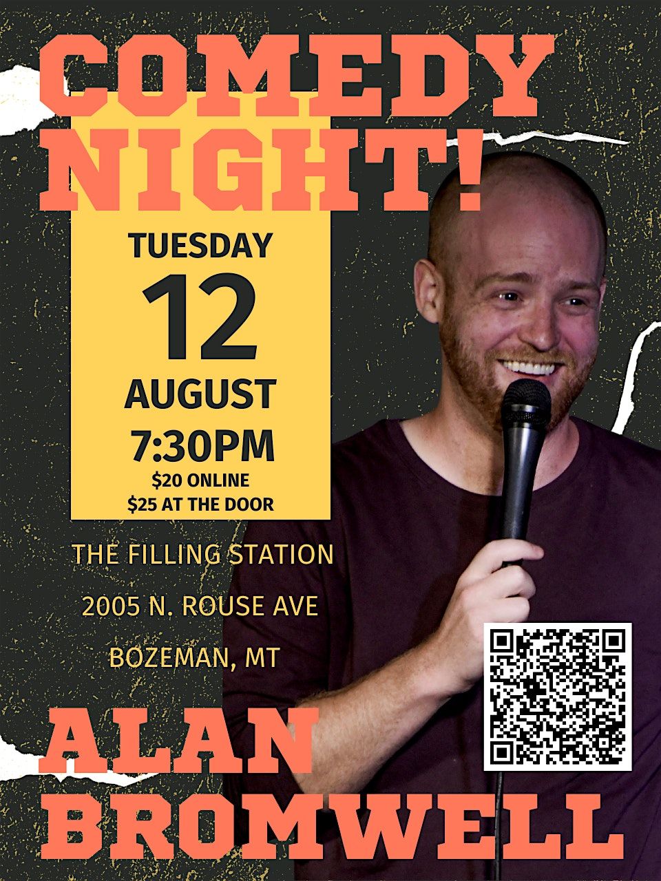 Alan Bromwell at the Filling Station!, 12 August | Event in Bozeman | AllEvents