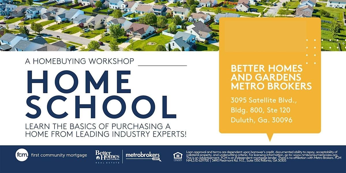 Homeschool: A Home Buying Workshop, 23 August | Event in Duluth | AllEvents