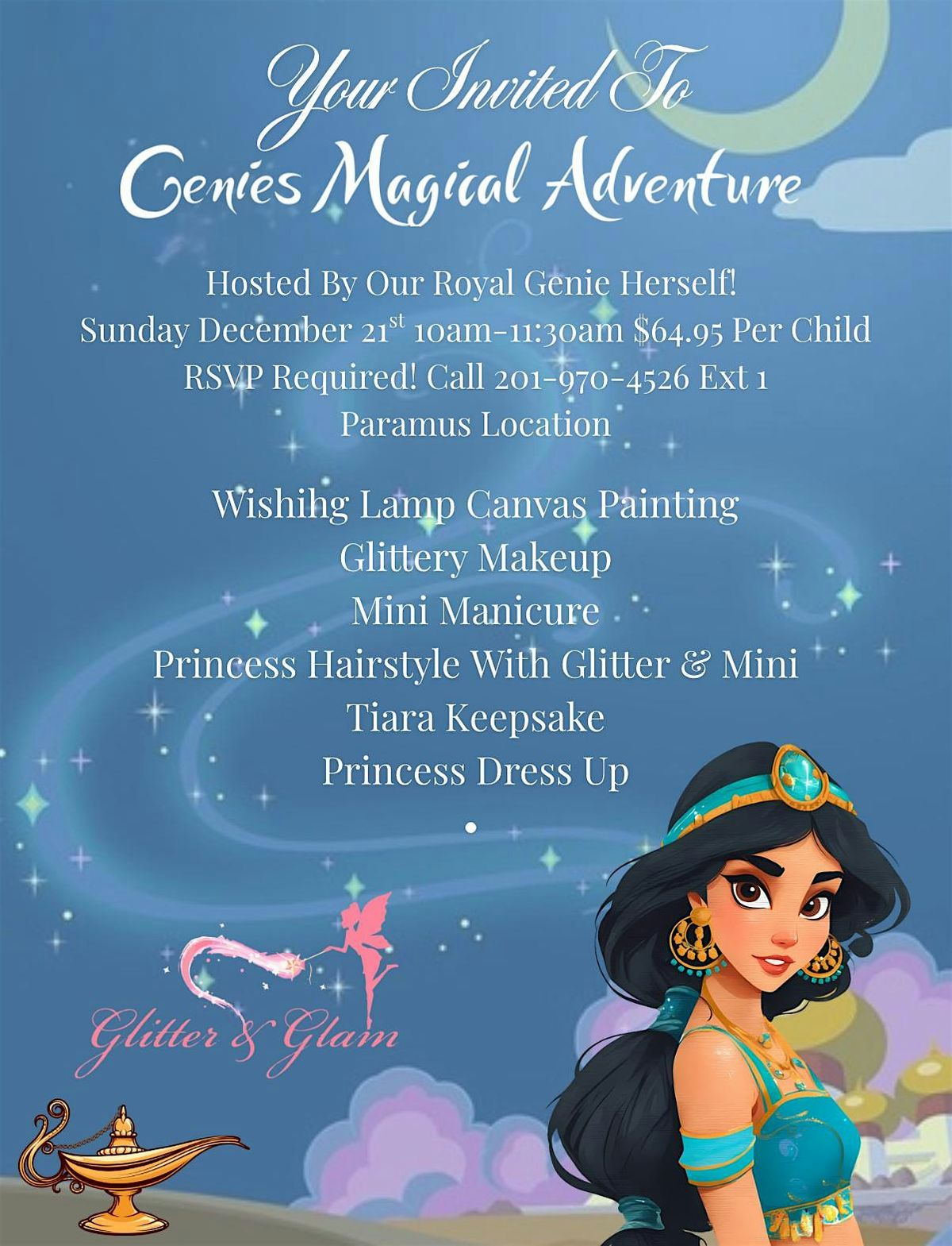 Genies Magical Adventure! Paramus Location, 21 December | Event in Paramus | AllEvents