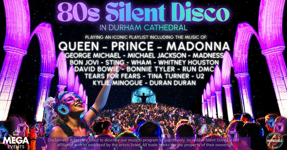 80s Silent Disco in Durham Cathedral - Friday 16th January, 16 January | Event in Durham | AllEvents