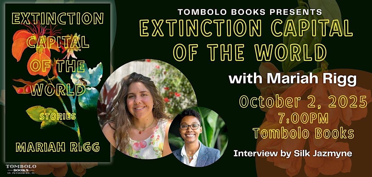 Extinction Capital of the World: An Evening with Mariah Rigg, 2 October | Event in St. Petersburg | AllEvents