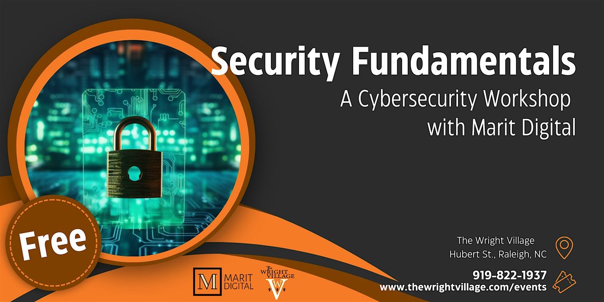 Security Fundamentals with Marit Digital (Durham), 16 October | Event in Durham | AllEvents