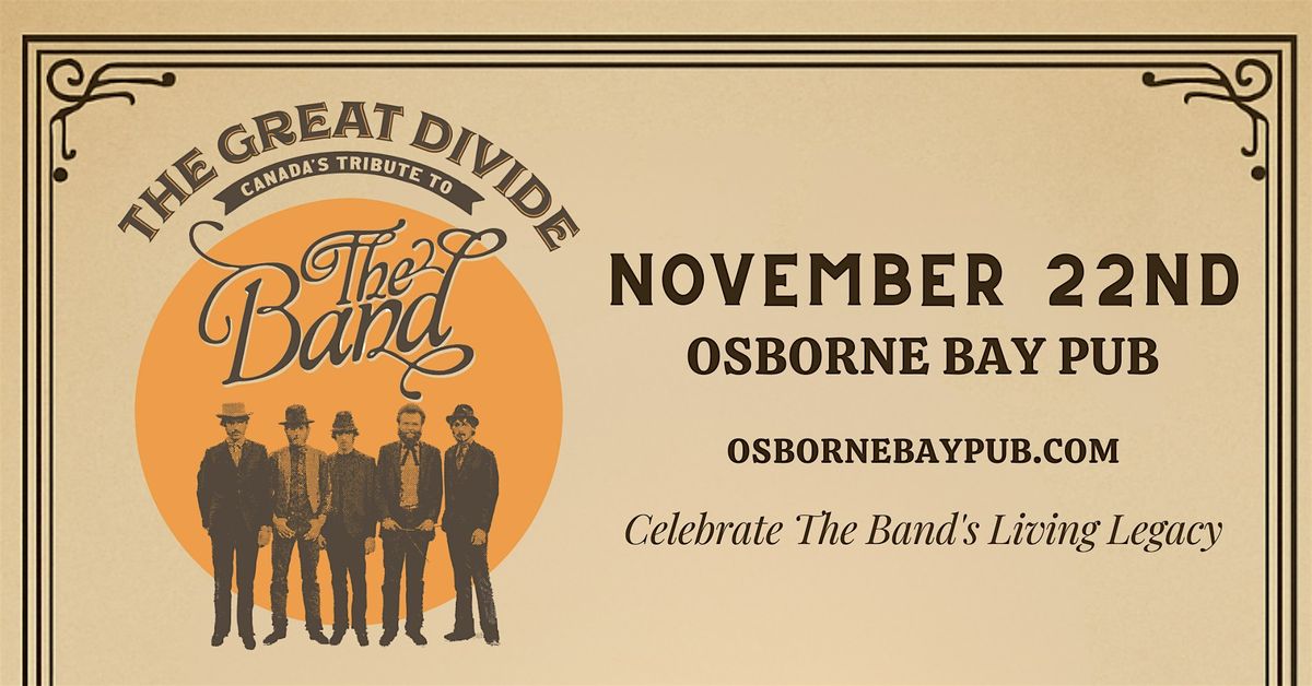 The Great Divide - A Tribute to The Band, 22 November | Event in Crofton | AllEvents