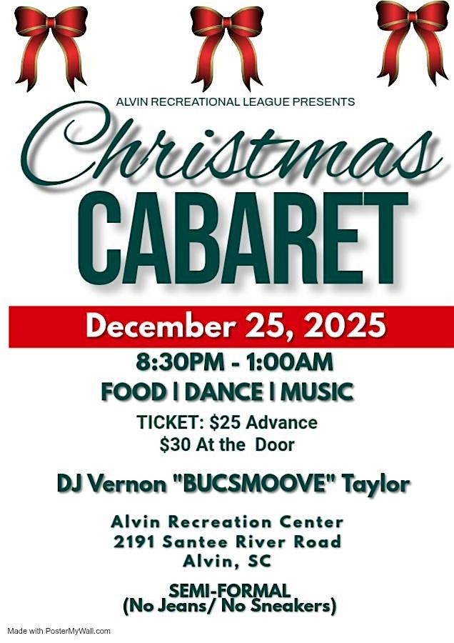 2025 Christmas Cabaret, 25 December | Event in Saint Stephen | AllEvents