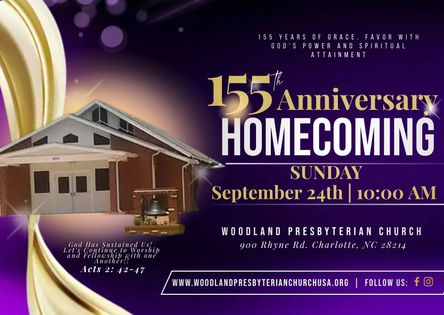 Woodlands 155th Celebration, Woodland Presbyterian Church