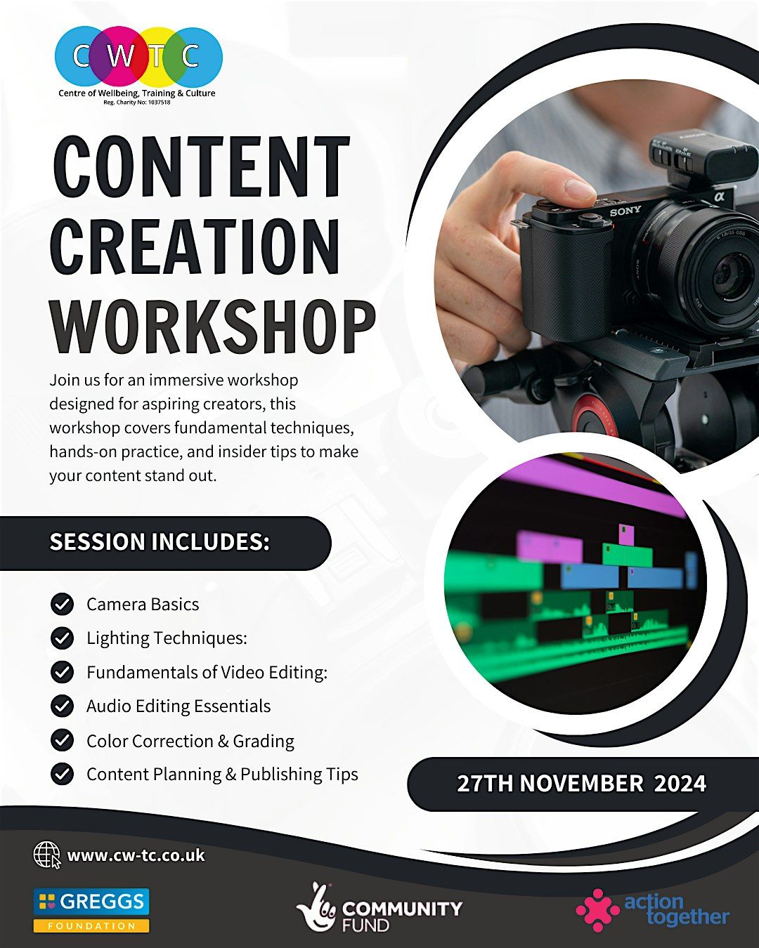 Content Creation Workshop, 10 November | Event in Oldham | AllEvents