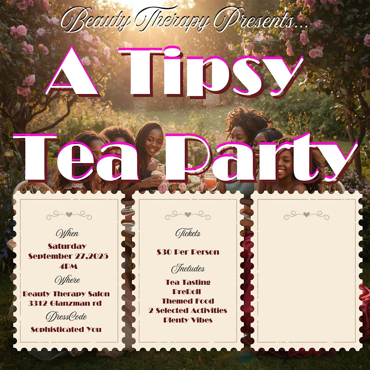 TIPSY TEA PARTY, 27 September | Event in Toledo | AllEvents