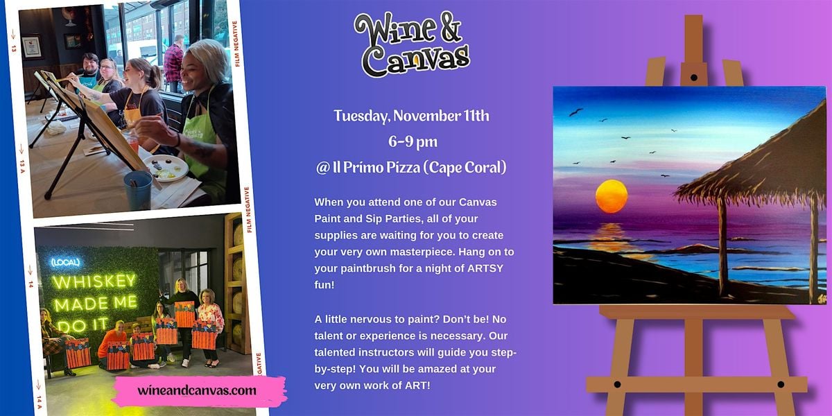 Cape Coral Canvas Class – Wind and Sea, 11 November | Event in Cape Coral | AllEvents