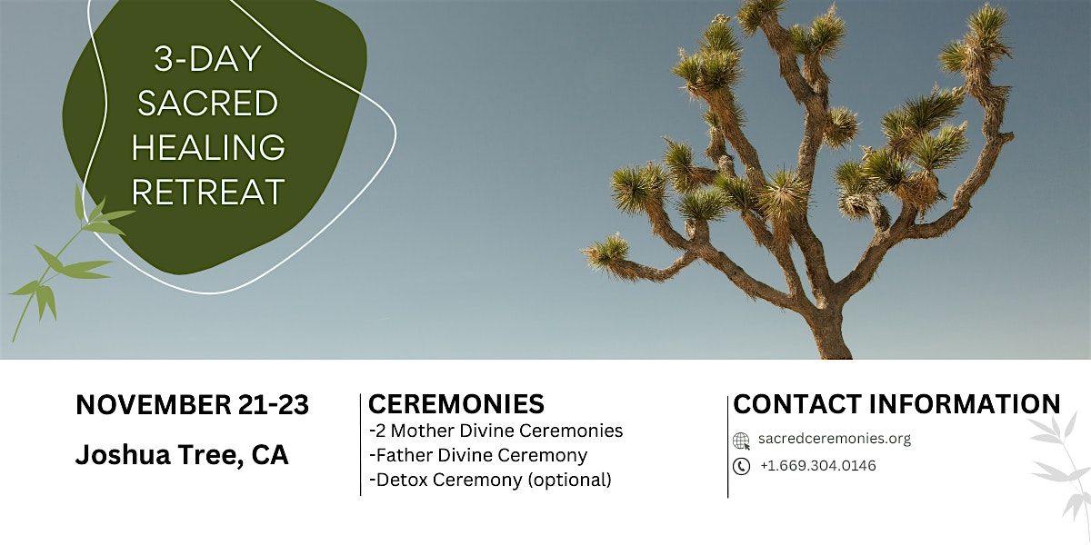 3-Day Sacred Healing Retreat, 21 November | Event in Joshua Tree | AllEvents