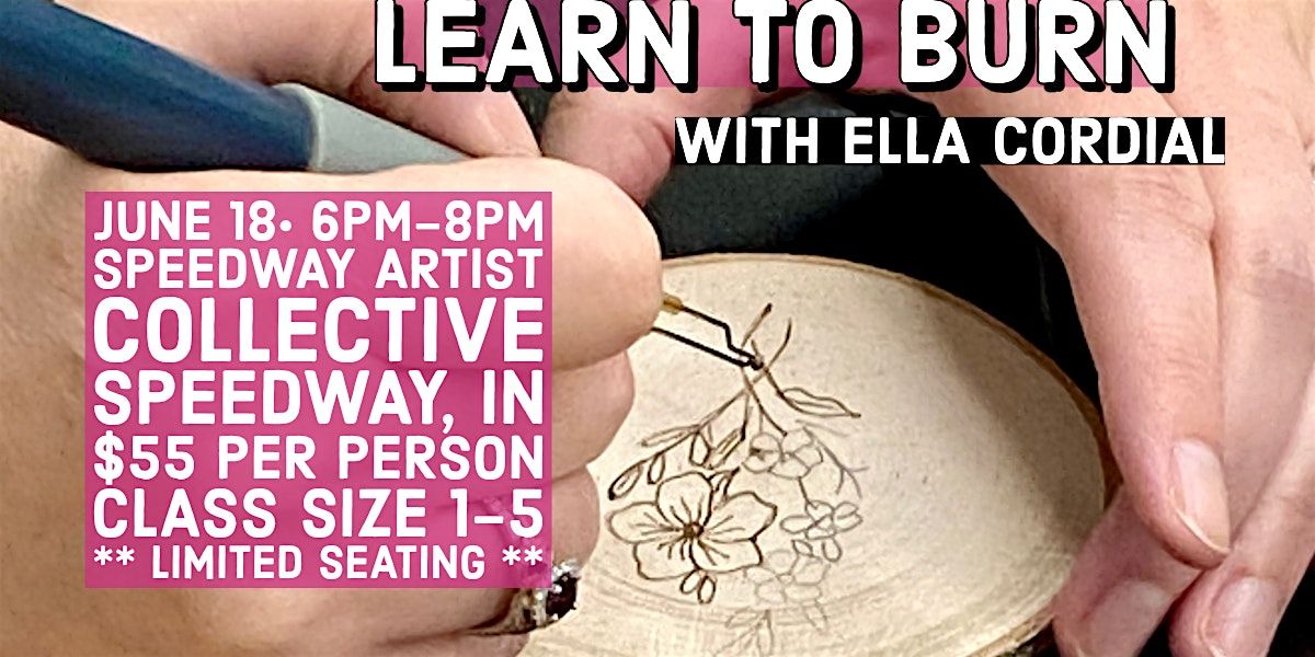 Learn to burn -beginners woodburning workshop, 18 June | Event in Indianapolis | AllEvents