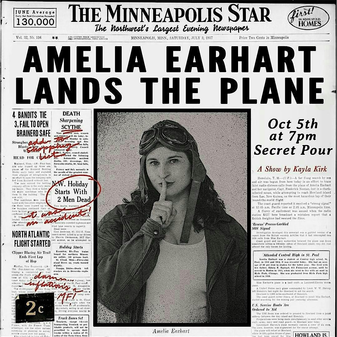 Amelia Earhart Lands the Plane | Event in Brooklyn | AllEvents