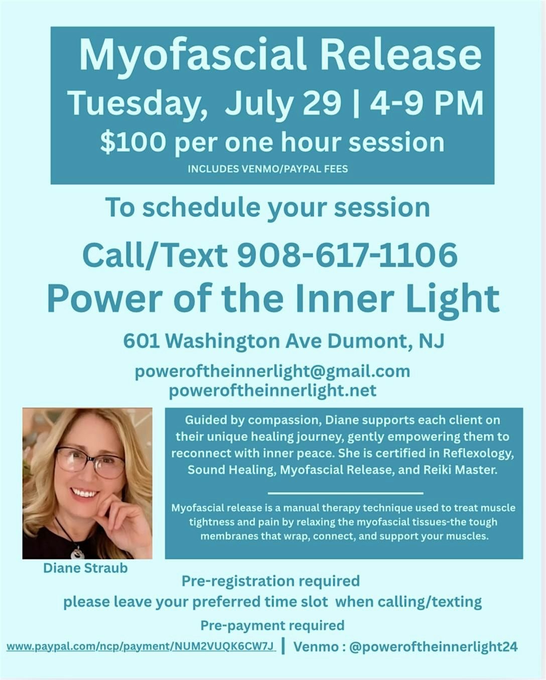 Myofascial Release, 29 July | Event in Dumont | AllEvents