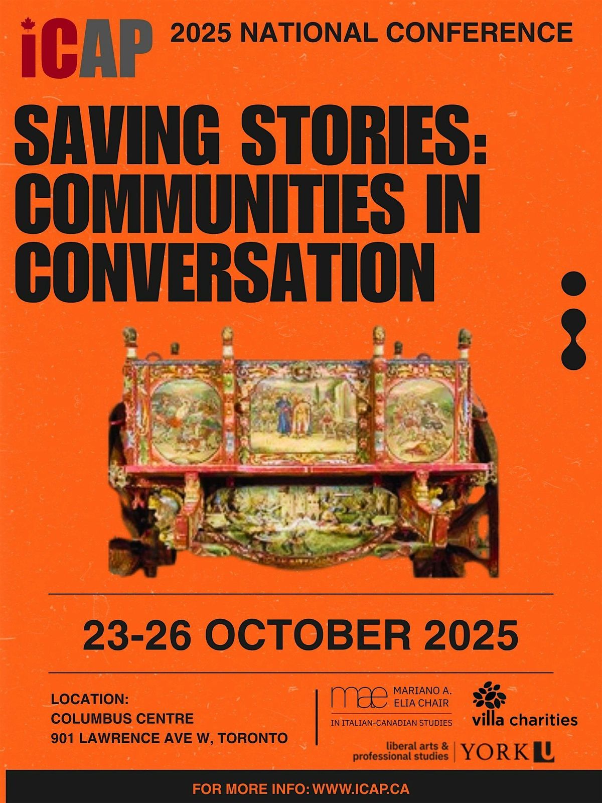 ICAP 2025 National Conference - Saving Stories: Communities in Conversation, 24 October | Event in Toronto