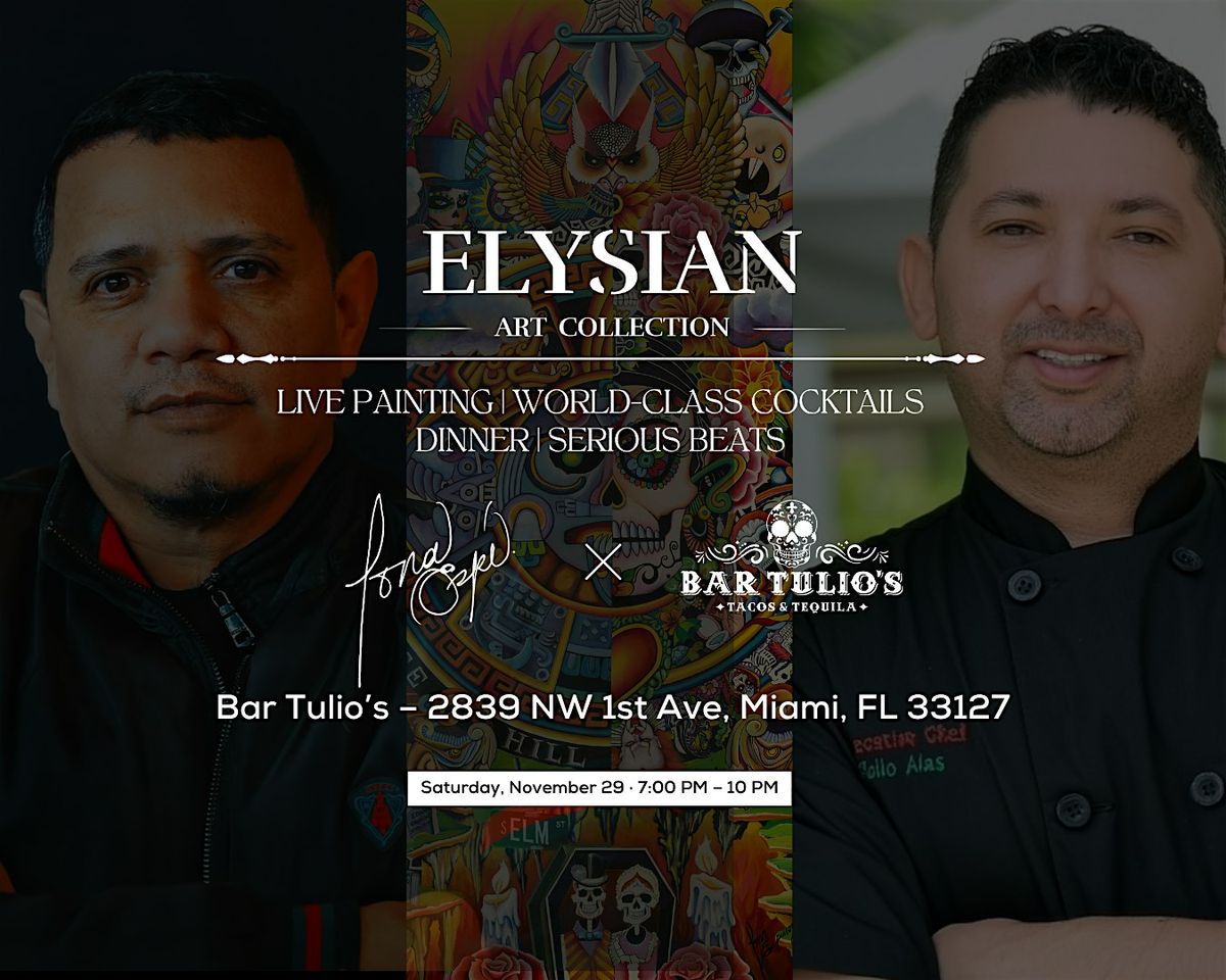 Jonatan Espinoza x Bar Tulio's, Bar Tulio's, Miami, 29 November