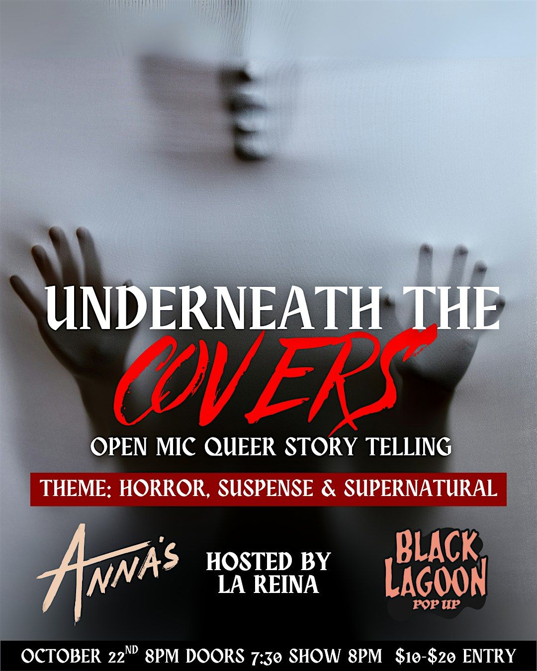 Underneath The Covers: Queer  Open Mic Night- Halloween Edition, 22 October | Event in New Orleans | AllEvents