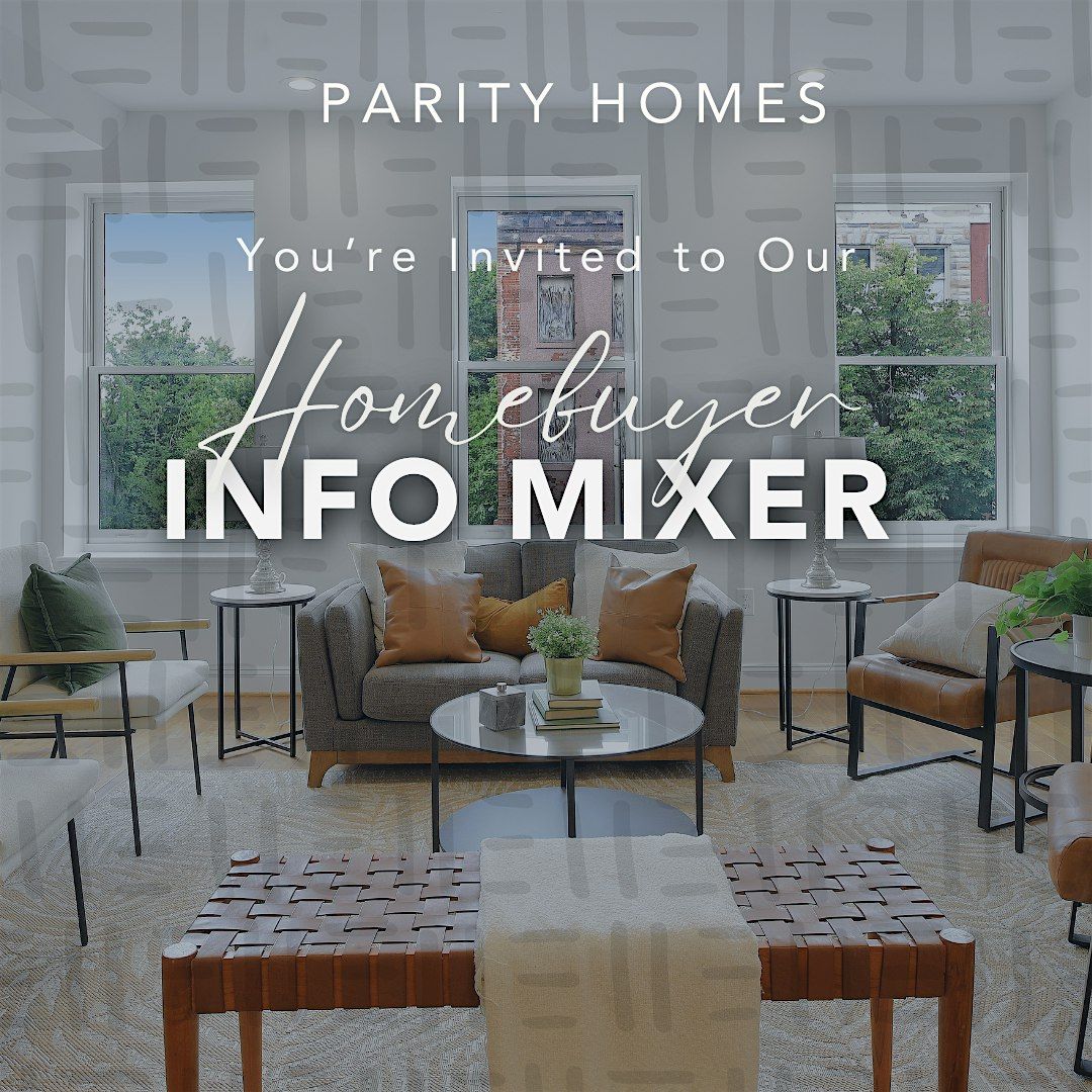 Parity Homebuyer Info Mixer, 23 October | Event in Baltimore | AllEvents
