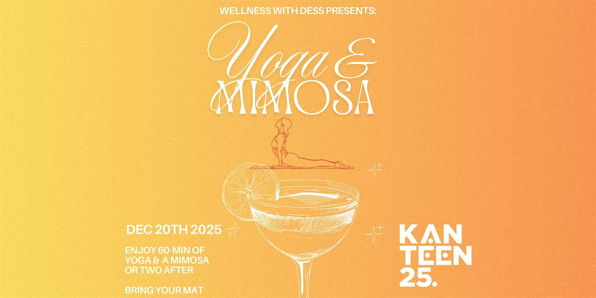 Yoga & Mimosa, 20 December | Event in Amsterdam | AllEvents