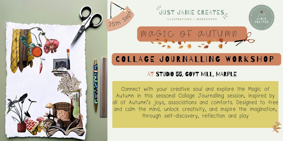 Magic Of Autumn - Creative  Journalling Collage Workshop, 25 September | Event in Marple | AllEvents