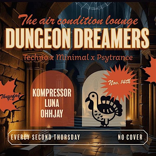 Dungeon Dreamers at the AIR CONDITIONED Lounge | Event in San Diego | AllEvents