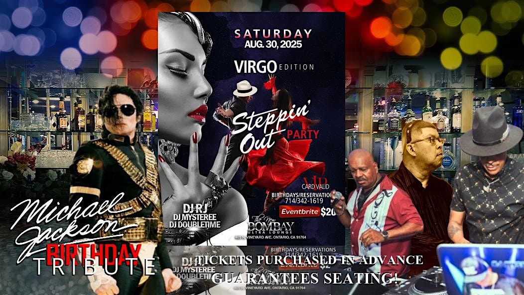 Steppin' Out VIRGO Party, BOMBAY Ultra Lounge, 30 August | Event in Ontario | AllEvents