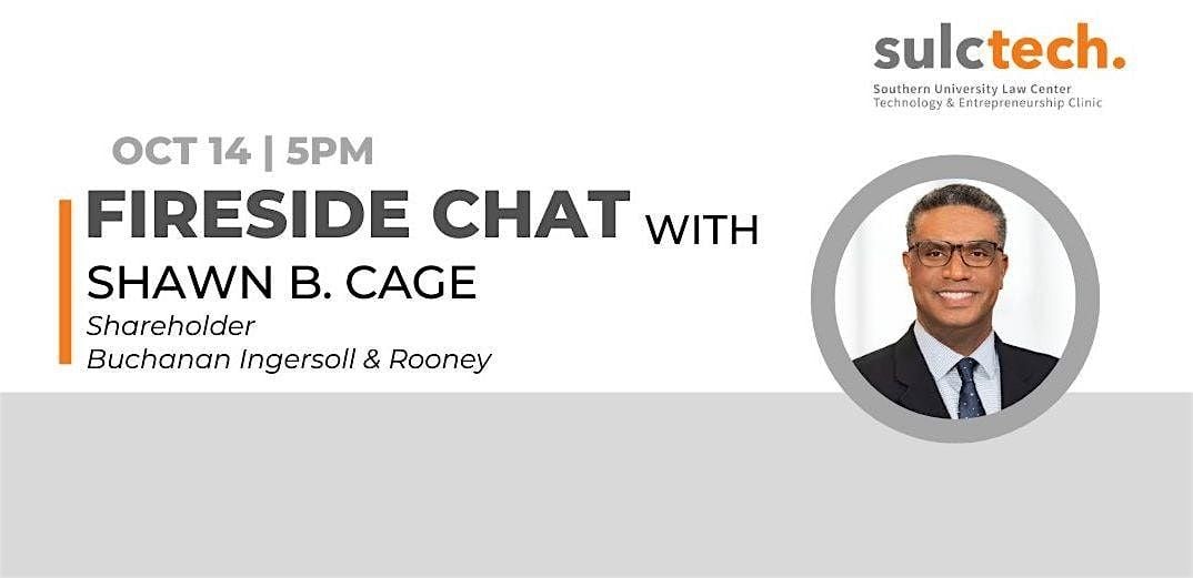 Fireside Chat with Shawn B. Cage, 14 October | Event in Baton Rouge | AllEvents