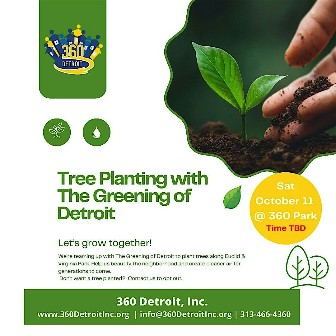 Tree Planting with The Greening of Detroit 10-11-2025, 11 October | Event in Detroit | AllEvents