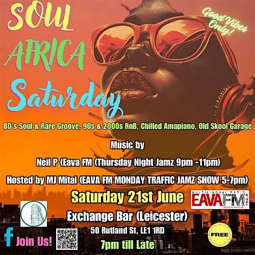 Soul Africa Saturday, 21 June | Event in Leicester | AllEvents