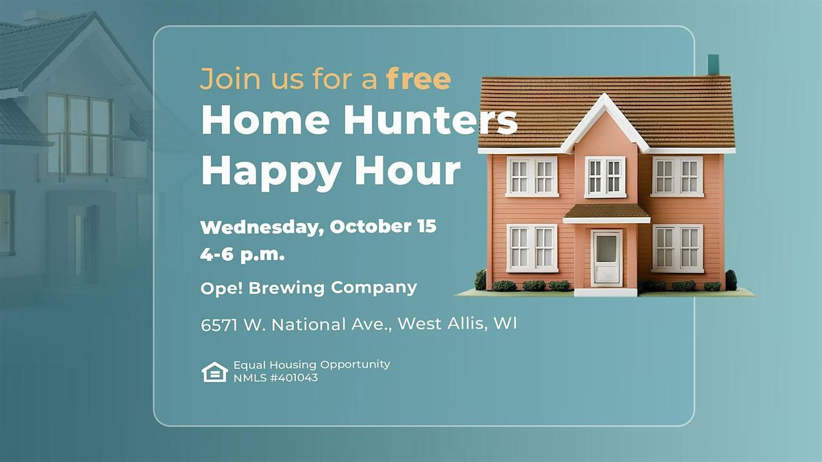 Home Hunters Happy Hour, 15 October | Event in West Allis | AllEvents