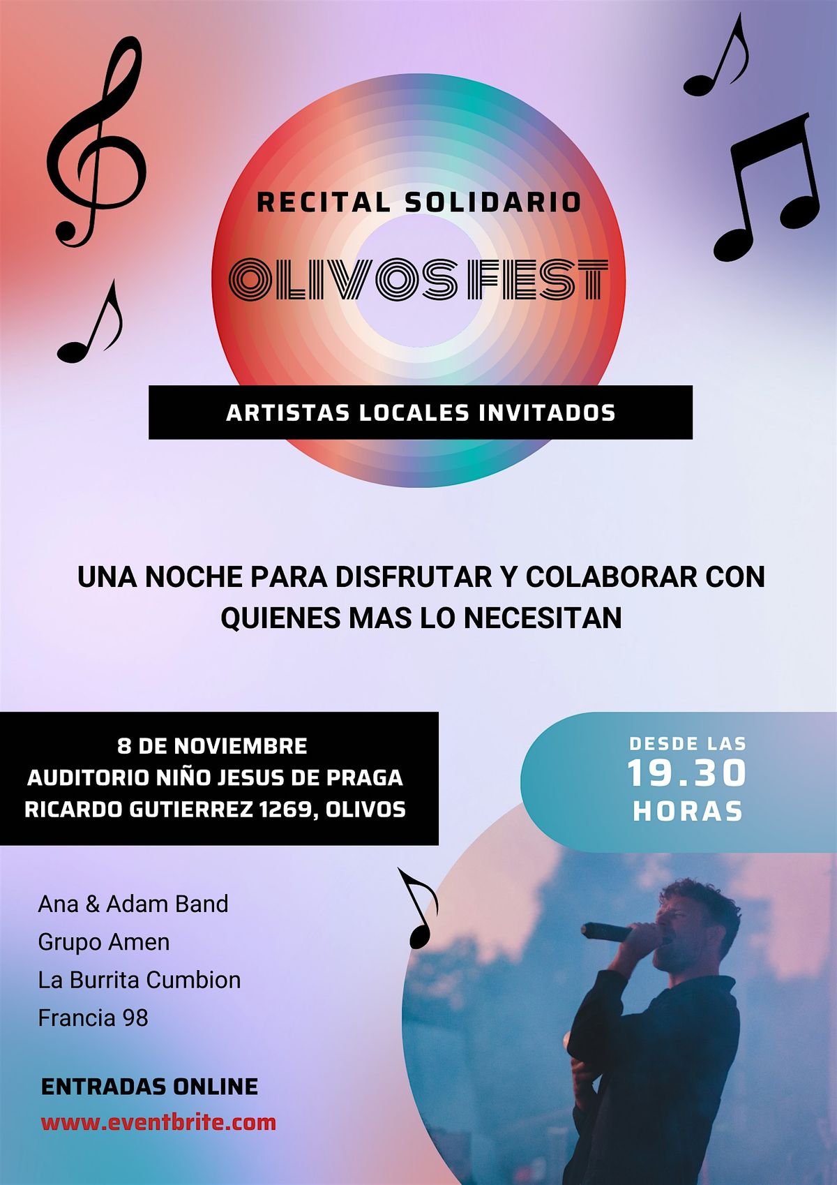 Olivos Fest Recital Solidarios, 8 November | Event in Olivos | AllEvents