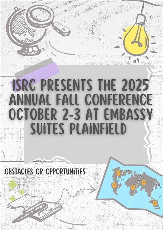 ISRC  Participant  & Student  2025 Fall Conference, 2 October | Event in Plainfield | AllEvents