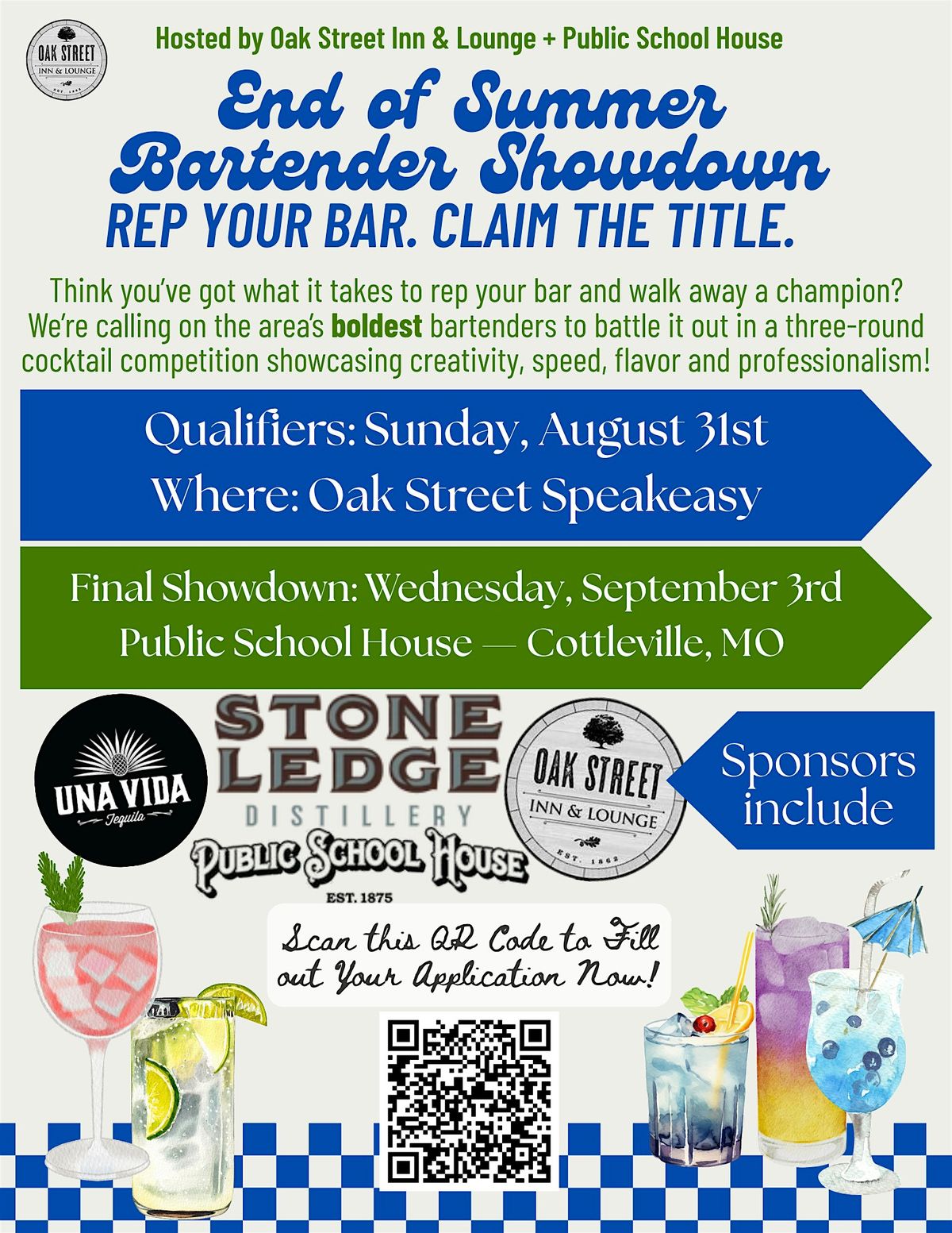 End of Summer Bartender Showdown, 3 September | Event in Cottleville | AllEvents