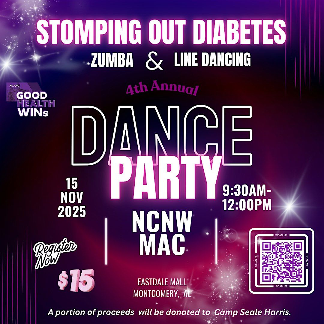 Stomping Out Diabetes: Zumba & Line Dancing | Event in Montgomery | AllEvents