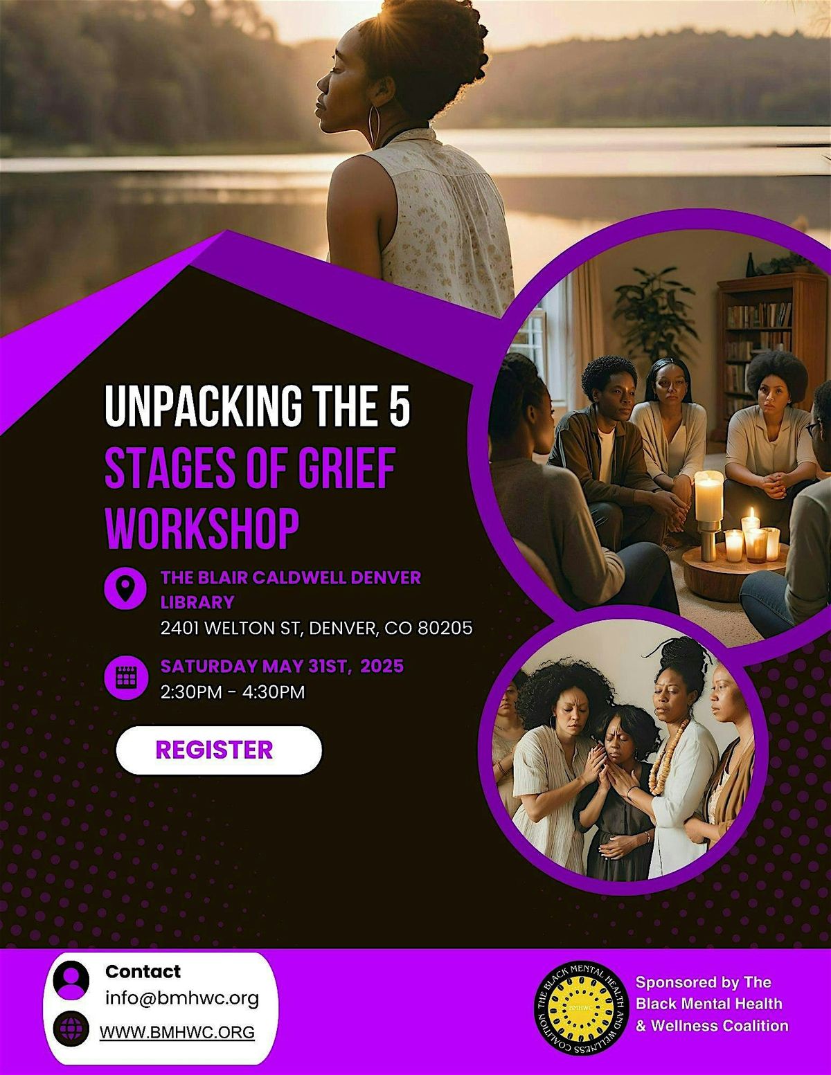 Unpacking the 5 Stages of Grief Workshop, 31 May | Event in Denver | AllEvents